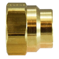 3/8 BRASS DOT AIR BRAKE HOSE END NUT