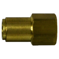 1/4 X 1/8 BRASS DOT PUSH-IN FEMALE ADAPTER