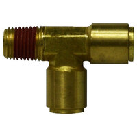 1/4 X 1/8 BRASS DOT PUSH-IN MALE RUN TEE