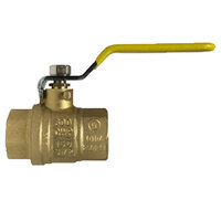 2 1/2 BRASS FULL PORT BALL VALVE 400 WOG