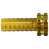 1/2 X 3/4 BRASS GARDEN HOSE BARB FEMALE SWIVEL ONLY 2" SHANK