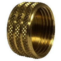 3/4 BRASS GARDEN HOSE CAP BARSTOCK