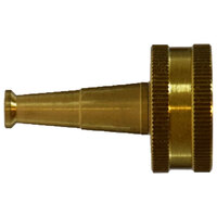 2 1/2 BRASS GARDEN HOSE NOZZLE