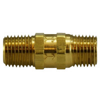 1/4 X 1/4 BRASS HIGH PRESSURE CHECK VALVE MAX 2500 PSI MNPT X MNPT