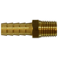 1/8 X 1/16 BRASS HOSE BARB RIGID MALE ADAPTER