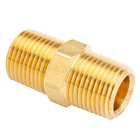 1/16 BRASS PIPE HEX NIPPLE USA