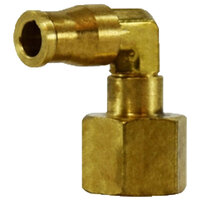 1/4 X 1/8 BRASS PUSH-IN 90 DEGREE SWIVEL FEMALE ELBOW