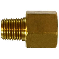 3/8 X 1/2 BRASS SAE 45 DEGREE FLARE FEMALE FLARE ADAPTER