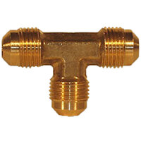 5/8 BRASS SAE 45 DEGREE FLARE UNION TEE USA