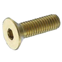 1/2-13 x 1 Brass Hex Drive Flat Head Socket Cap Screw