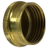 3/4 BRASS GARDEN HOSE CAP DIE CAST