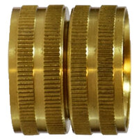 3/4 X 3/4 BRASS GARDEN HOSE SWIVEL COUPLING