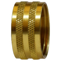 3/4 BRASS KNURLED GARDEN HOSE NUT