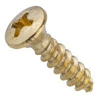 10 x 1 Brass Phillips Drive Oval Head Wood Screw