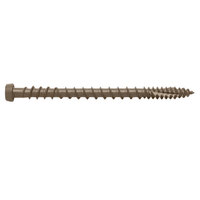 10 X 1 3/4 CASTLE GRAY TRIM HEAD COMPOSITE DECK SCREW 2250/BUCKET