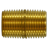 1/8 X CLOSE LEAD-FREE BRASS PIPE NIPPLE