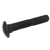 1/2-13 x 4 Plain Finish Steel Grade 5 Square Neck Carriage Bolt