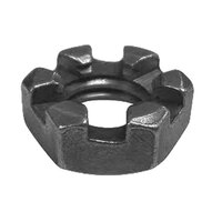 1/2-20 Plain Finish Steel Grade 5 Jam Castle Nut