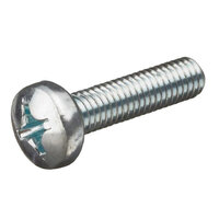 M4-0.7 x 10mm Zinc Finish Steel Phillips Drive Binding Head Machine Screw