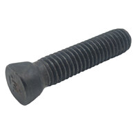 3/8-16 x 1 1/2 Plain Finish Steel Grade 5 Contour Head Plow Bolt