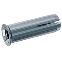 1/2-13 ZINC FINISH STEEL INTERNALLY THREADED LIPPED DROP-IN ANCHOR