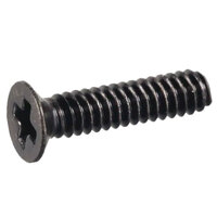 #12-24 x 1/2 Black Oxide Finish Steel Phillips Drive Flat Head Machine Screw