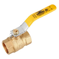 1/2 FULL PORT BRASS BALL VALVE ORANGE HANDLE 600 PSI