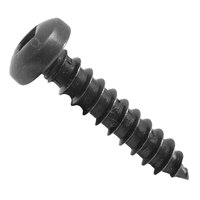 6-20 x 1 1/2 Black Oxide Finish Steel Square Drive Pan Head Type 17 Face Framing Screw