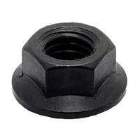 1-8 Plain Finish Steel Grade 8 Non-Serrated Flange Nut