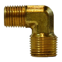 1/4 X 1/8 BRASS PIPE FORGED 90 DEGREE MALE REDUCING ELBOW