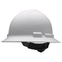 HARD HAT YUKON EF400 FULL BRIM 4 POINT CLASS E WHITE