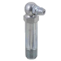 1/8-27 ZINC FINISH STEEL 90 DEGREE ANGLE PTF EXTRA LONG GREASE FITTING WITH BALL CHECK H1606Z3