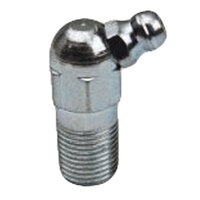 1/8-27 ZINC FINISH STEEL 65 DEGREE ANGLE PTF SHORT GREASE FITTING WITH BALL CHECK H1623Z3