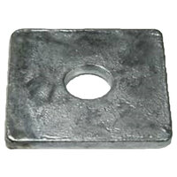 1 x 3 1/2 Hot Dip Galvanized Steel Square Plate Washer .390 Thick