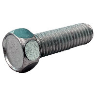 1/4-20 x 1 1/4 Zinc Finish Steel Indented Hex Head Machine Screw