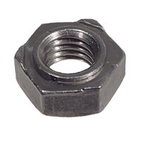 1/2-13 Plain Finish Steel  Hex Weld Nut With 3 Projections