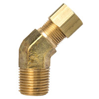 1/4 X 1/8 LEAD-FREE BRASS COMPRESSION 45 DEGREE MALE ELBOW