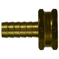 1/2 X 3/4 LEAD-FREE BRASS GARDEN HOSE BARB FEMALE SWIVEL ADAPTER