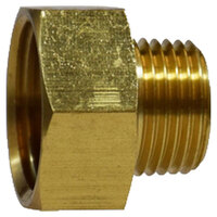 3/4 X 1/2 LEAD-FREE BRASS GARDEN HOSE RIGID MALE ADAPTER