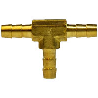 1/4 LEAD-FREE BRASS HOSE BARB TEE