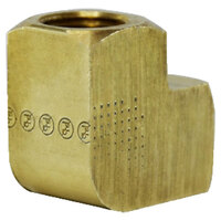 1/4 LEAD-FREE BRASS PIPE 90 DEGREE FORGED FEMALE ELBOW