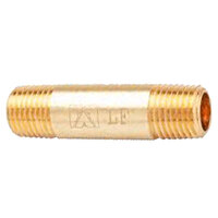 1/8 X 1 1/2 LEAD-FREE BRASS PIPE NIPPLE USA