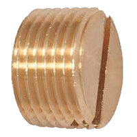 1/8 LEAD-FREE BRASS PIPE SLOTTED HEAD PIPE PLUG USA