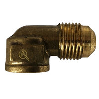 1/4 X 1/8 LEAD-FREE BRASS SAE 45 DEGREE FLARE 90 DEGREE FEMALE ELBOW