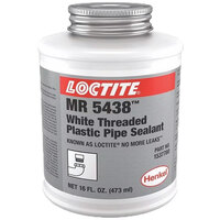 MR 5438 NO MORE LEAKS WHITE THREADED PLASTIC PIPE SEALANT 16 OZ BRUSH TOP CAN