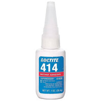 414 CLEAR SUPER BONDER INSTANT ADHESIVE PLASTIC BONDER 1 OZ BOTTLE