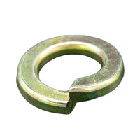 1 Yellow Zinc Finish Thru-Hardened Steel Medium Split Lock Washer