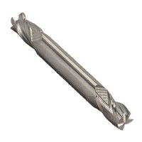 1/4" CARBIDE 4 FLUTE DOUBLE END STUB END MILL