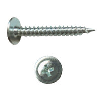 8 X 1 ZINC FINISH STEEL PHILLIPS DRIVE MODIFIED TRUSS HEAD SELF-PIERCING SCREW 1 LB/BUCKET