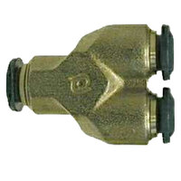 1/4 NICKEL PLATED BRASS PUSH-IN UNION Y CONNECTOR